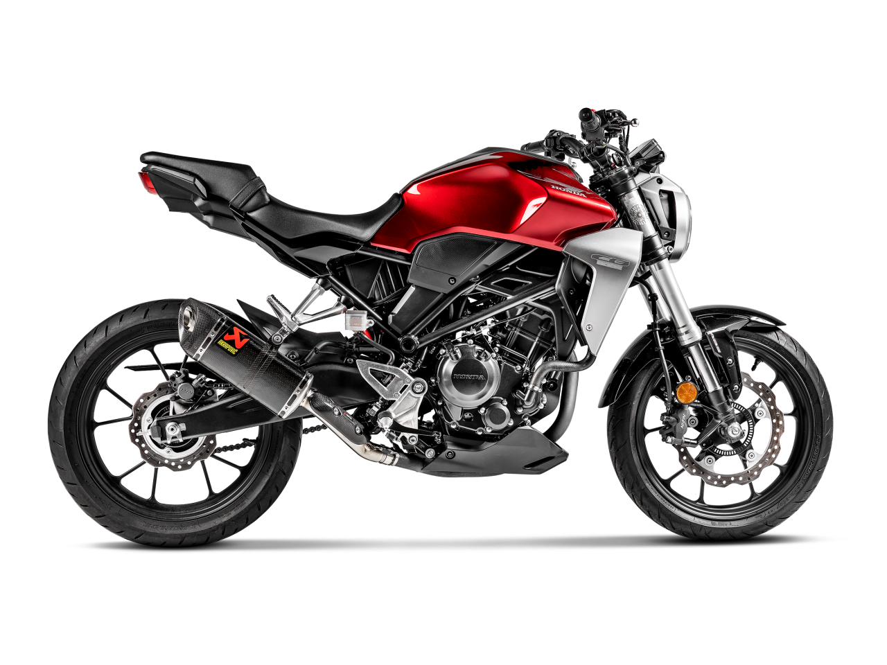 Evacuare finala Akrapovic Carbon Fiber Slip-On Line Honda CB 300 R [2]