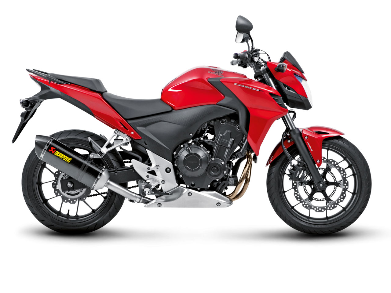 Evacuare finala Akrapovic Carbon Fiber Slip-On Line Honda CB 400 X / 500 F / 500 X / CBR 400 R / CBR 500 R [2]