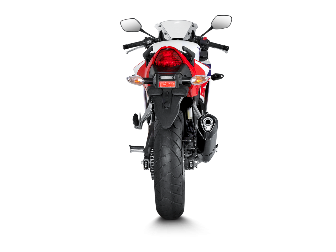 Evacuare finala Akrapovic Carbon Fiber Slip-On Line Honda CBR 300 R [4]