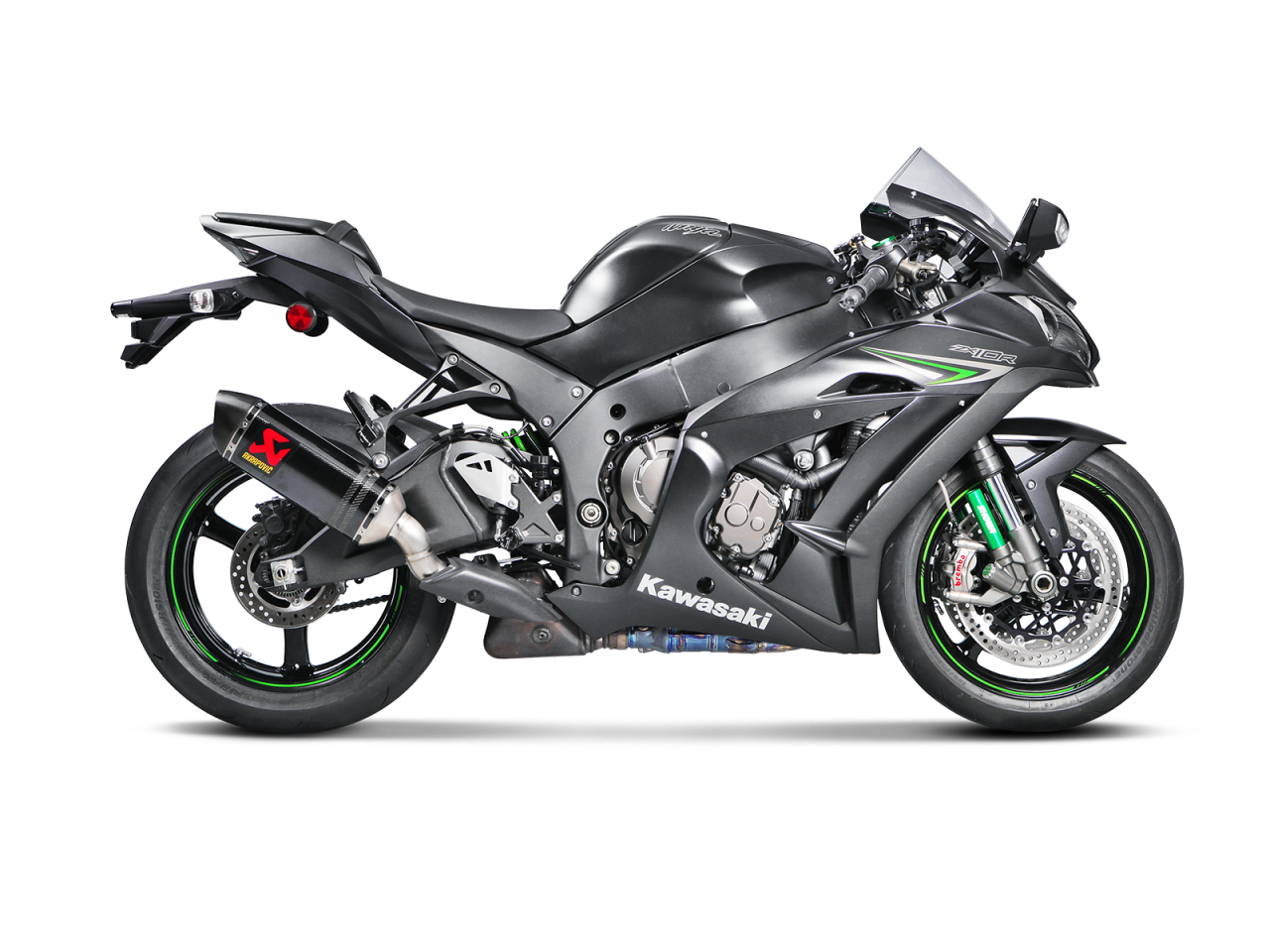 Evacuare finala Akrapovic Carbon Fiber Slip-On Line Kawasaki ZX-10 R 1000 / 1000 SE / RR 1000 [2]