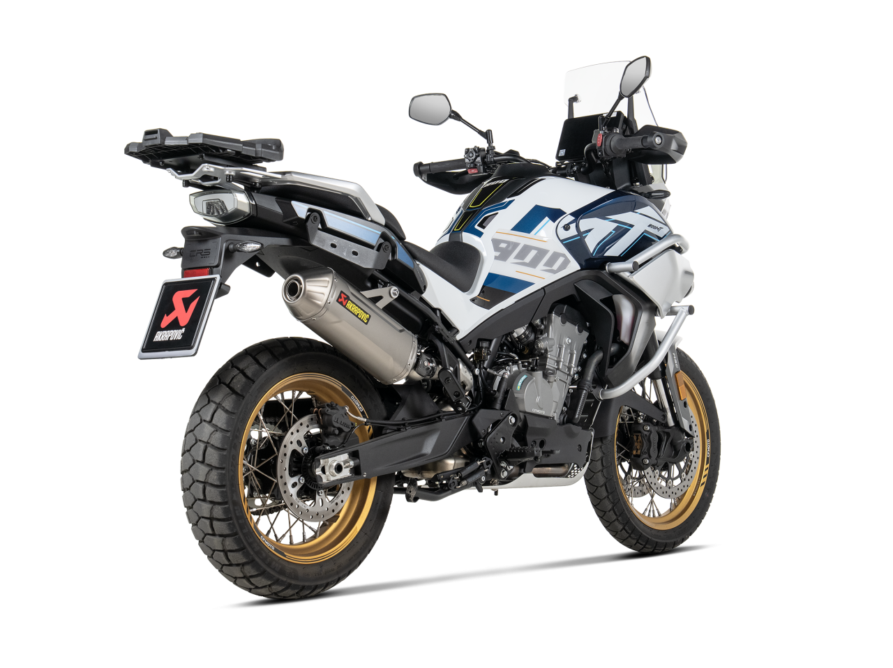 Evacuare finala Akrapovic Slip-On Line CF Moto MT 800 [3]