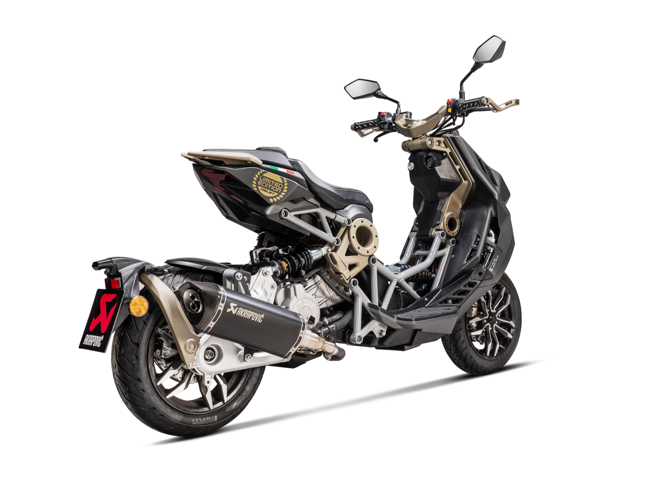 Evacuare finala Akrapovic Slip-On Line Italjet Dragster 125 / Dragster 200 [3]