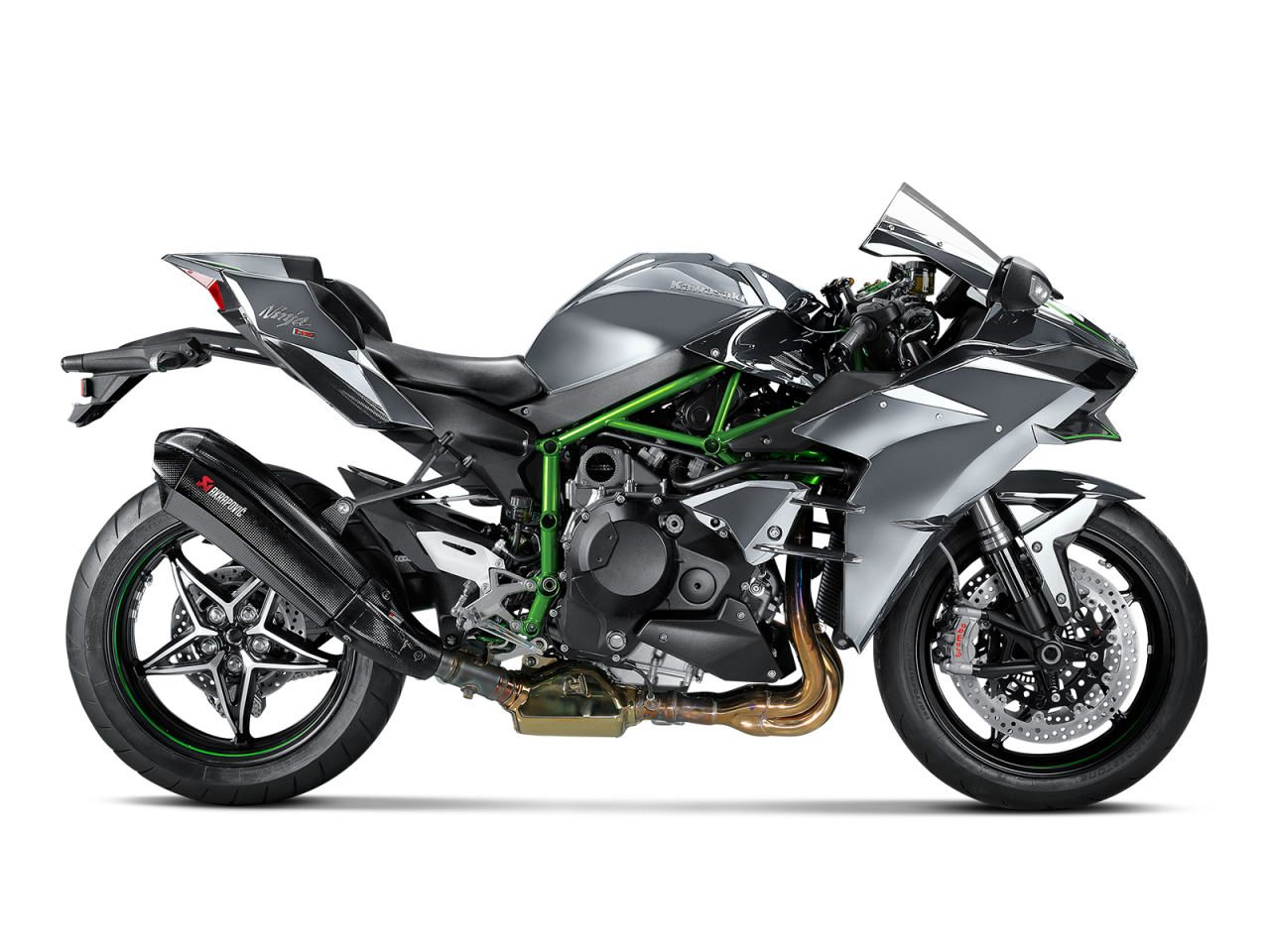 Evacuare finala Akrapovic Slip-On Line Kawasaki H2 1000 [2]