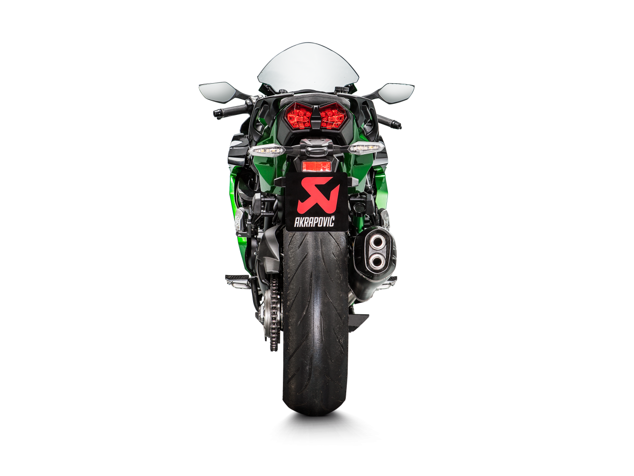 Evacuare finala Akrapovic Slip-On Line Kawasaki H2 1000 SX [4]