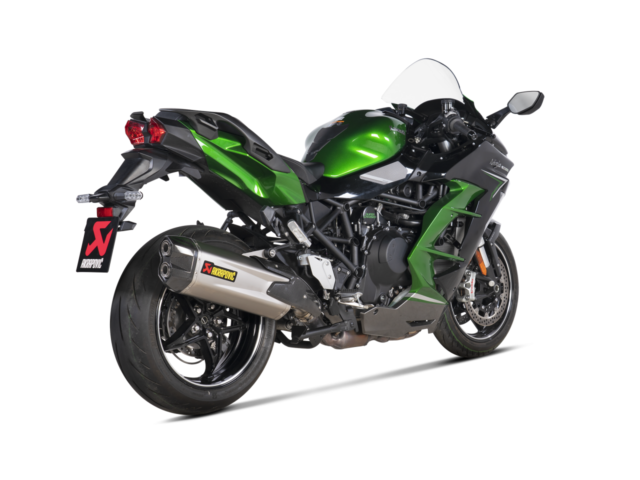 Evacuare finala Akrapovic Slip-On Line Kawasaki H2 1000 SX [3]