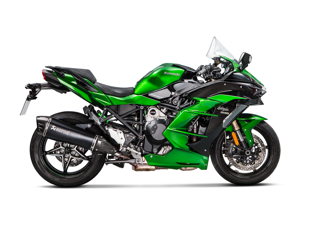 Evacuare finala Akrapovic Slip-On Line Kawasaki H2 1000 SX [2]