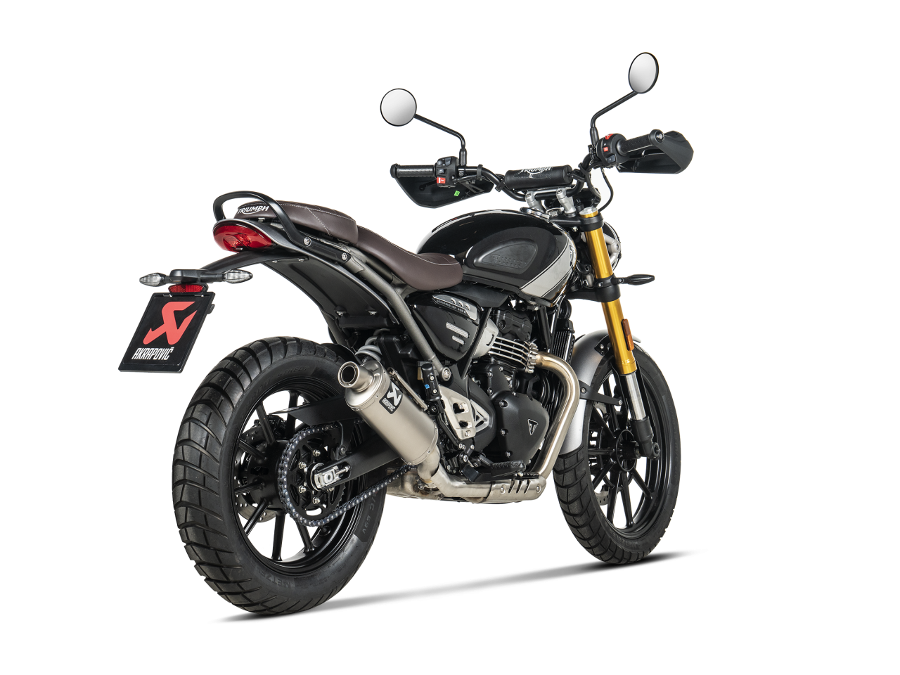 Evacuare finala Akrapovic Slip-On Line Triumph Scrambler 400 X / Speed 400 [3]