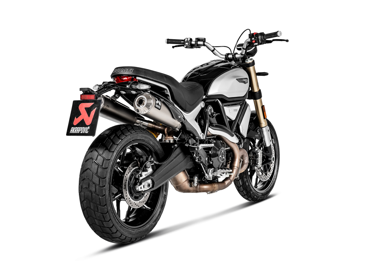 Evacuare finala Akrapovic Titanium Slip-On Line Ducati Scrambler 1100 [3]