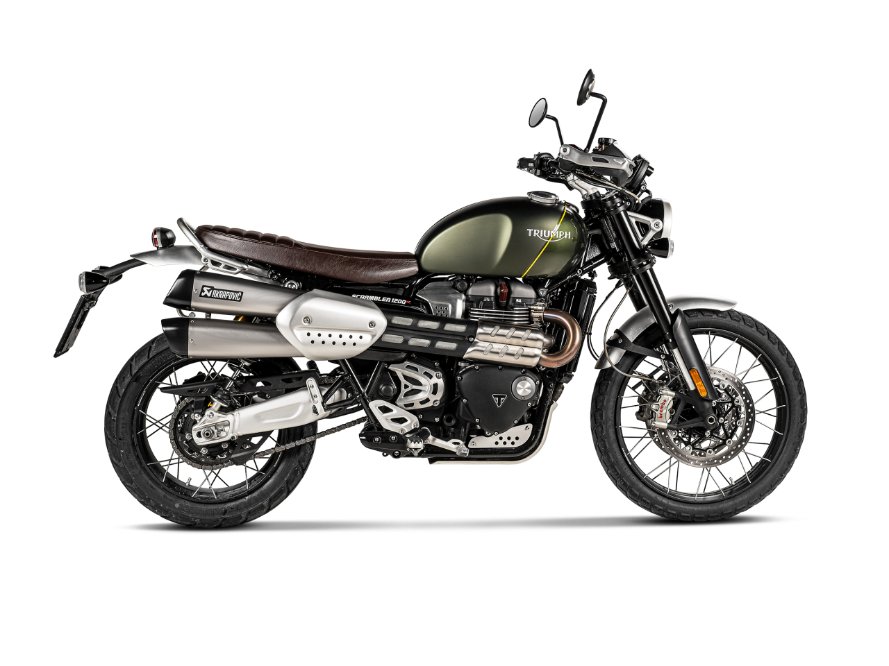Evacuare finala Akrapovic Titanium Slip-On Line Triumph Scrambler 1200 XC / Scrambler 1200 XE [2]