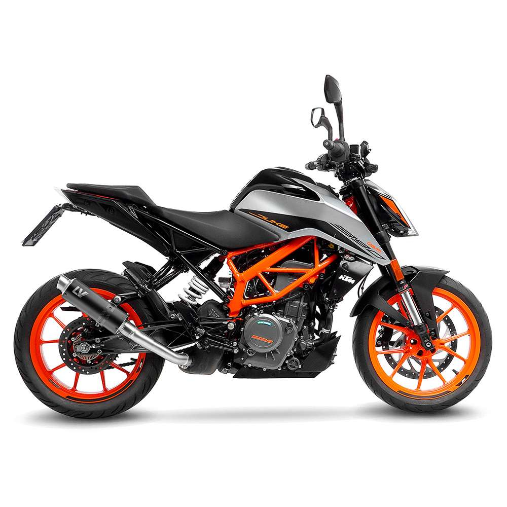 Evacuare finala LeoVince GP Corsa Black Edition KTM Duke 125 / Duke 390 [2]