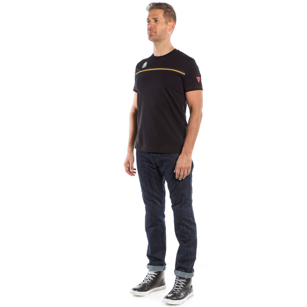 Tricou Dainese/AGV FAST-7 Negru-Auriu [2]
