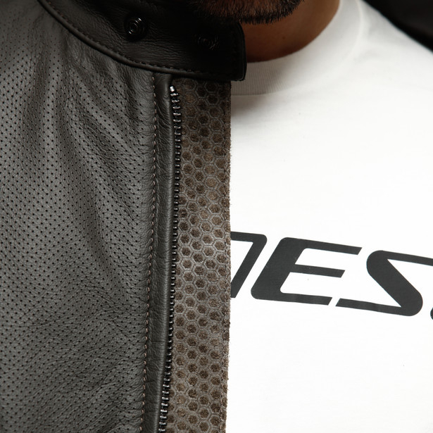 Geaca de piele perforata Dainese Istrice [14]