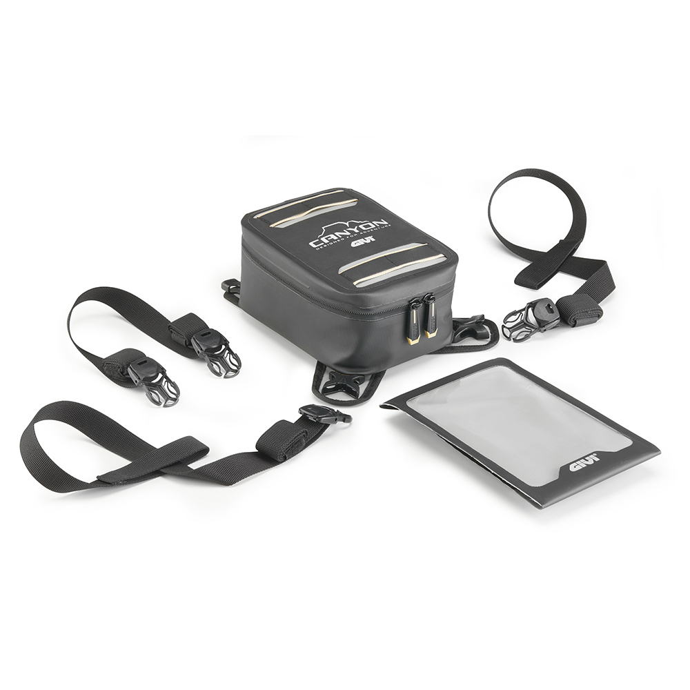 Geanta rezervor Givi rezistent la apa cu chingi prevazute cu clipsuri pentru fixare rapida 3 lt [3]