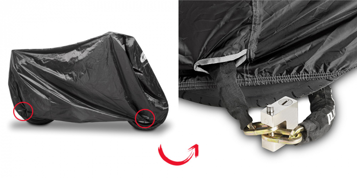 Husa Impermeabila Givi pentru Motociclete Sportive si Scootere [5]