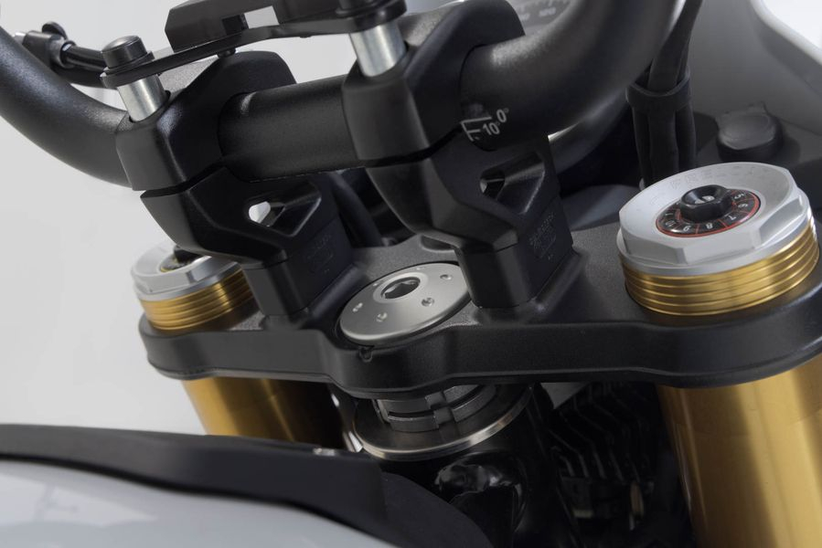 Inaltator ghidon H=20 mm argintiu BMW R 12 G / S (25-) [3]