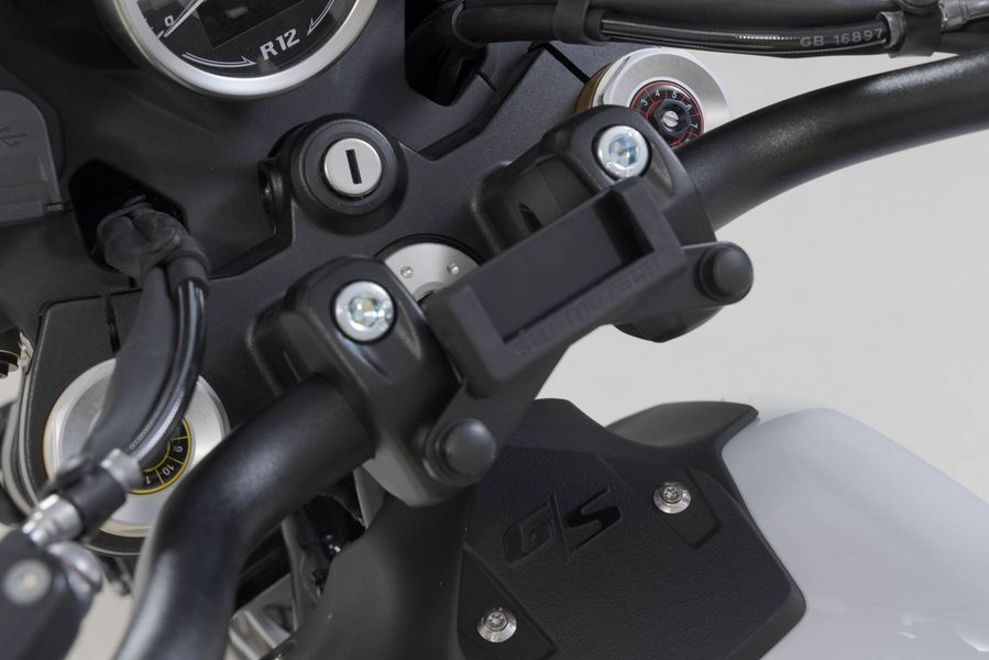 Inaltator ghidon H=20 mm argintiu BMW R 12 G / S (25-) [2]
