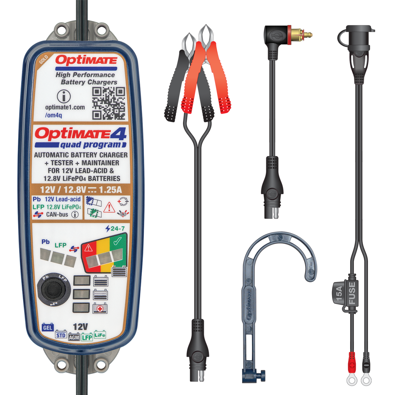 Incarcator TECMATE OptiMate 4 Quad Program Premium Edition [2]