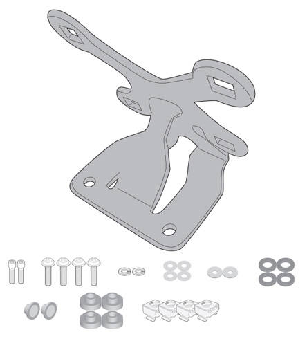 Kit fixare parbriz Givi Honda Cb 650 R (24) [1]