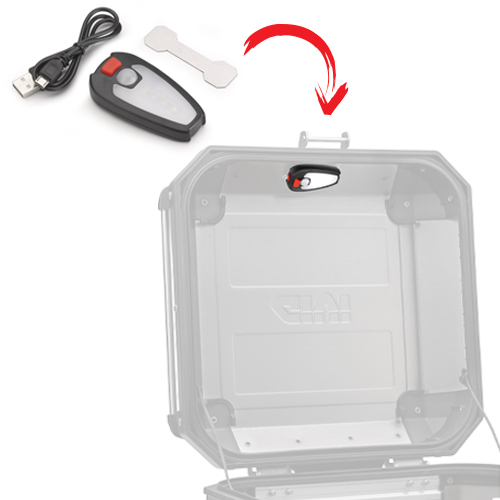 Lampa iluminare interior Top Case Givi [1]