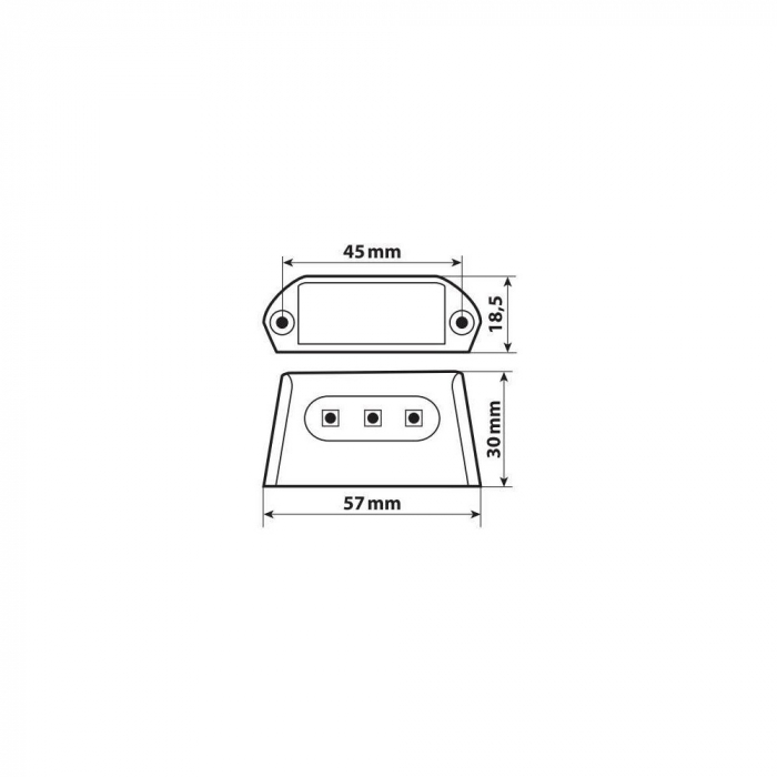 Lampa iluminare numar A-ion cu 3 Led Smd, 12V [5]