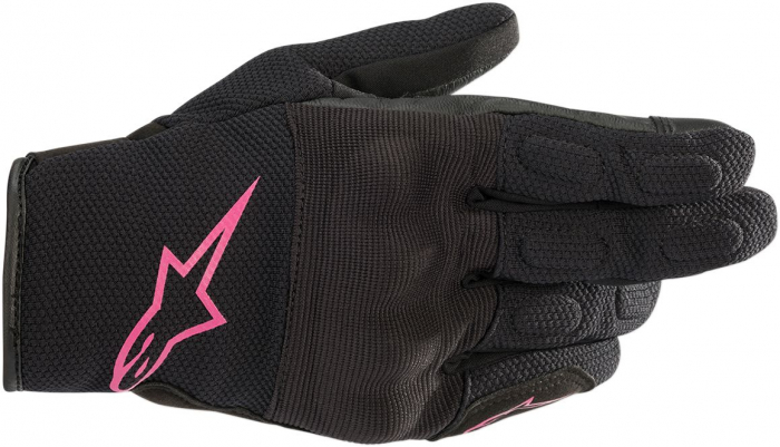 Manusi de piele dama impermeabile Alpinestars STELLA S-MAX Drystar XS Negru/Roz [1]