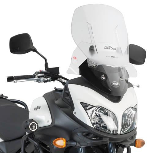 Parbriz Givi Transparent + Deflector Vant Suzuki DL 650 V-Storm L2-L3-L4-L5-L6 (11-16) [1]