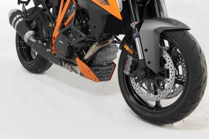 Scut motor frontal Portocaliu/Negru. KTM 1290 Super Duke R / GT / Evo. Sw-Motech [2]