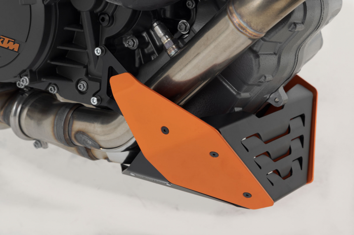 Scut motor frontal Portocaliu/Negru. KTM 1290 Super Duke R / GT / Evo. Sw-Motech [5]