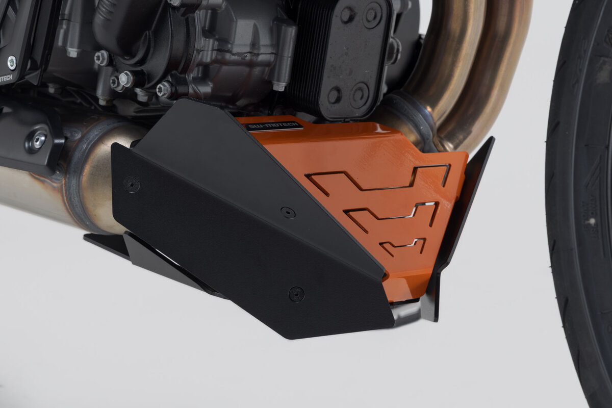 Scut motor Orange/Negru. KTM 990 Duke (23-). [4]