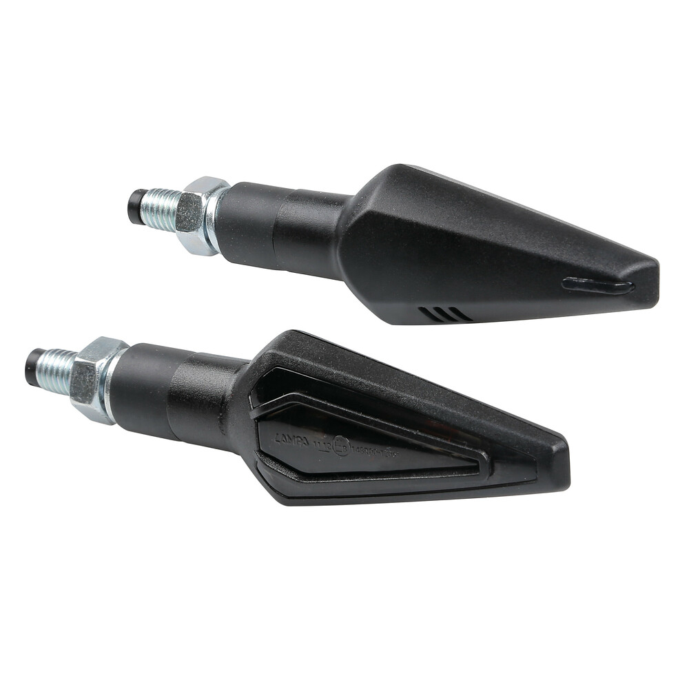 Set 2 semnalizari Nicon-Halo negre cu sticla alba, Lampa [1]