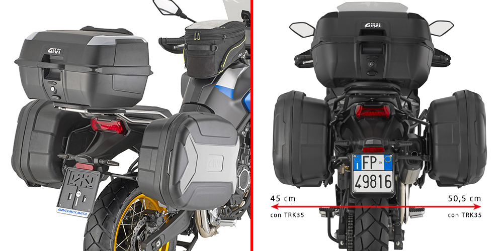 Set 2 Side Case Givi Trekker Lite Monokey 35 litri [2]