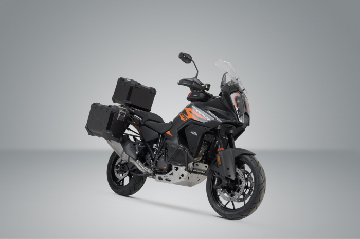 Set 3 cutii Adventure cu sistem fixare Negru. KTM 1290 Super Adventure (21-). Sw-Motech [2]