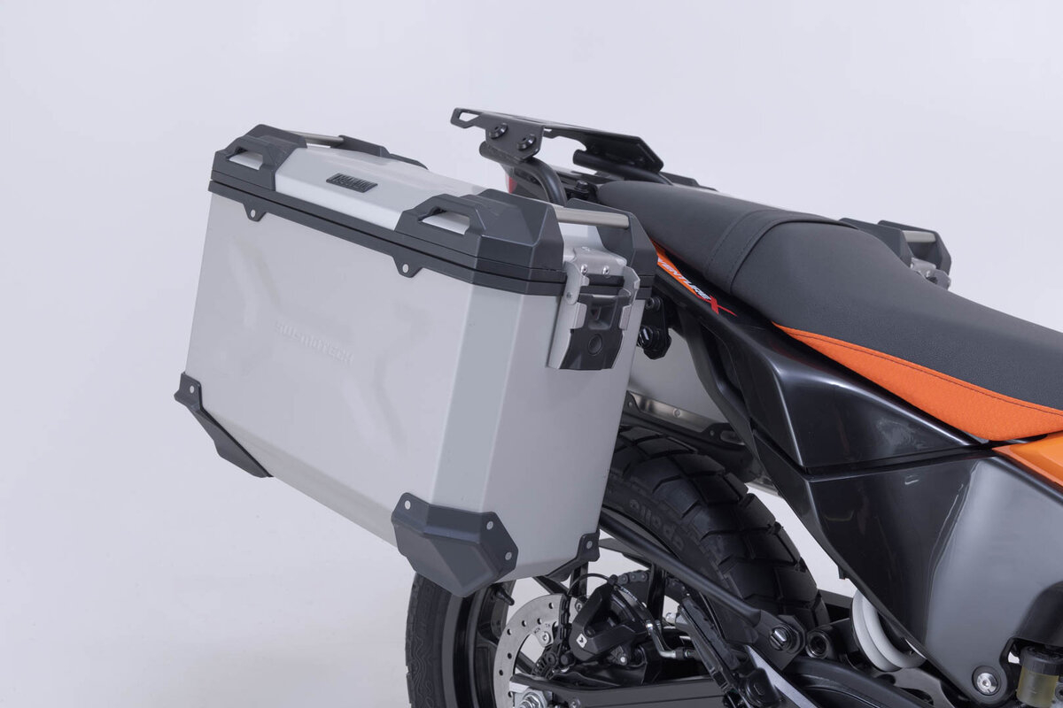 Set 3 cutii TRAX Adventure Sw-motech cu sistem fixare KTM 125 SMC R, 250 Adv, 390 Adv (25-) [6]