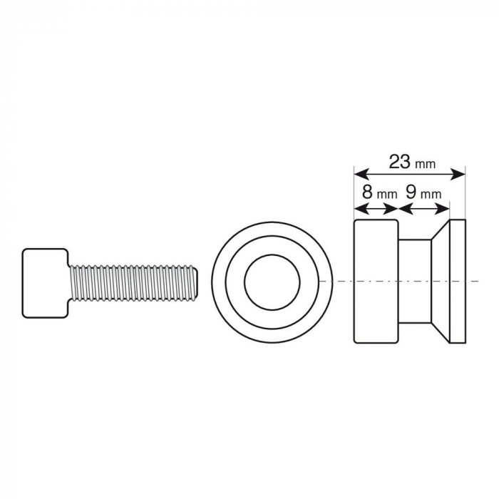 Set adaptoare stander - 8x1,25 mm [2]