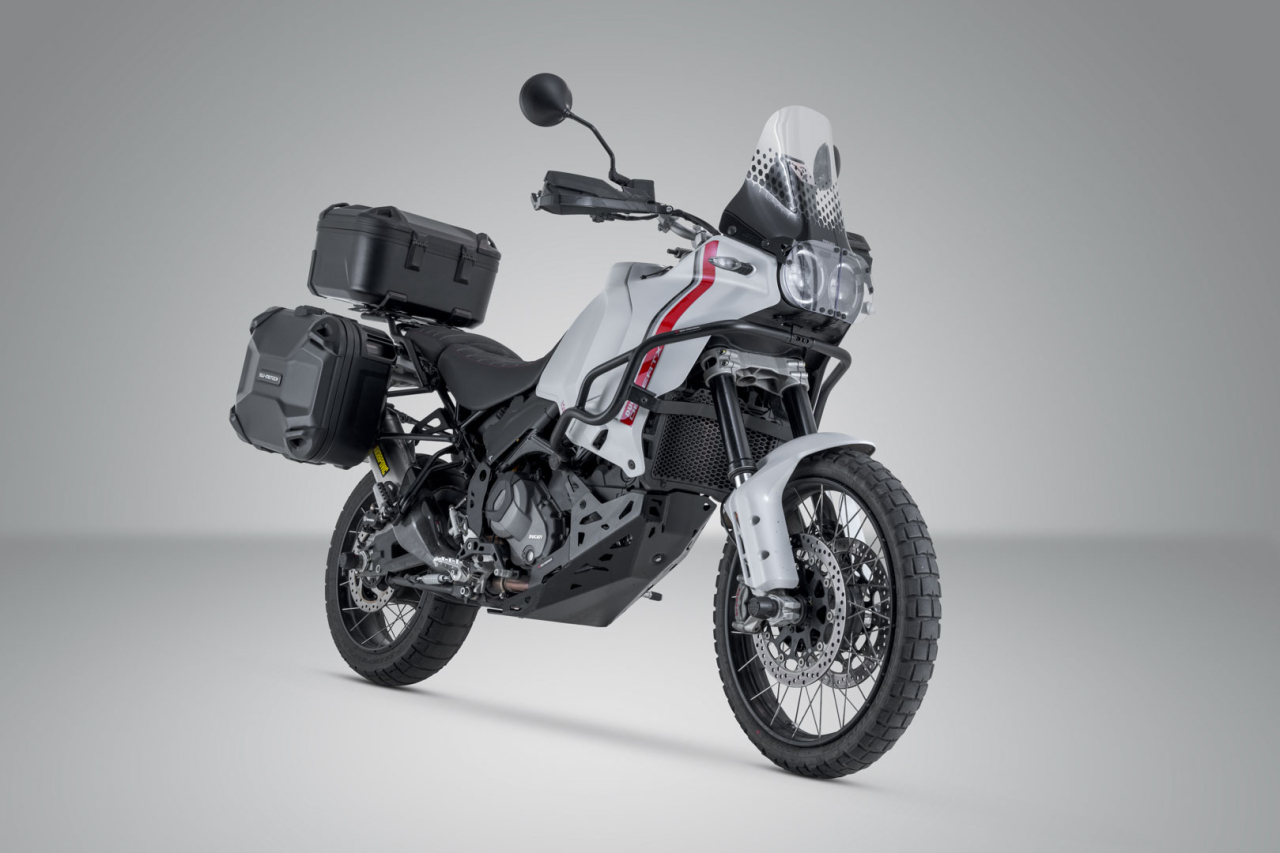 Set complet 3 cutii Sw-Motech Adventure DUSC cu Top Case L pentru Ducati DesertX (22-)/ Rally (23-) [2]