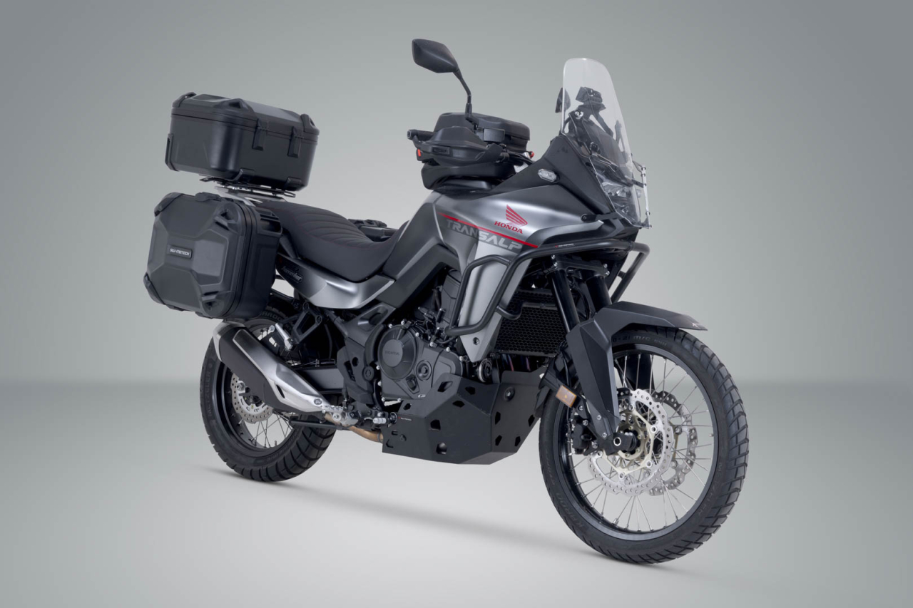 Set complet 3 cutii Sw-Motech Adventure DUSC cu Top Case L pentru Honda XL750 Transalp (22-) [2]