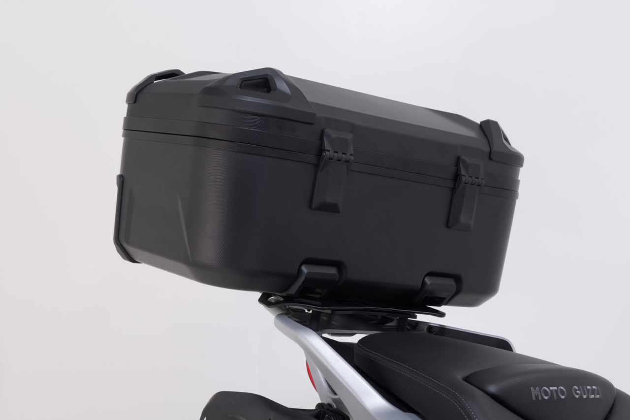 Set complet 3 cutii Sw-Motech Adventure DUSC cu Top Case L pentru Moto Guzzi V85 TT (19-23) [5]