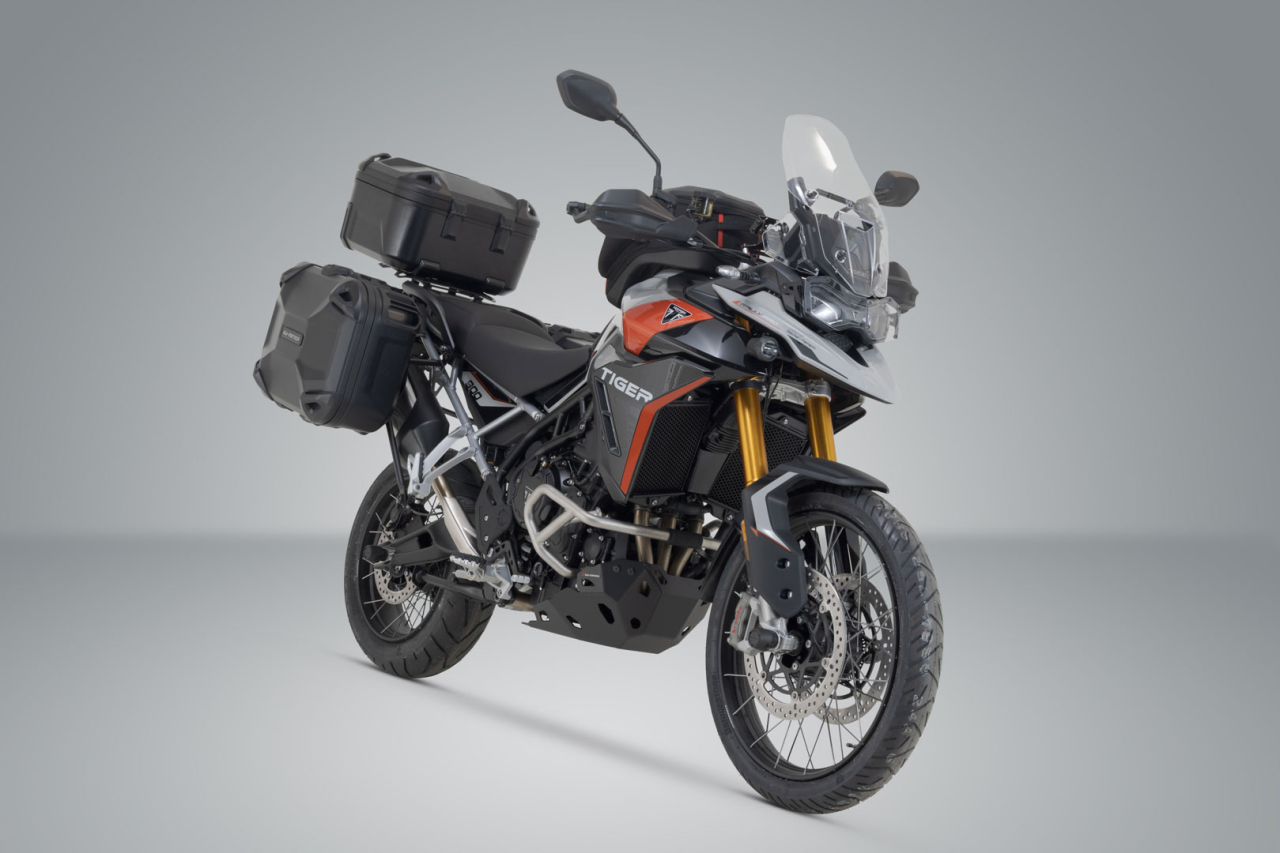 Set complet 3 cutii Sw-Motech Adventure DUSC cu Top Case L pentru Triumph Tiger 900 GT / Rally Pro (23-) [2]
