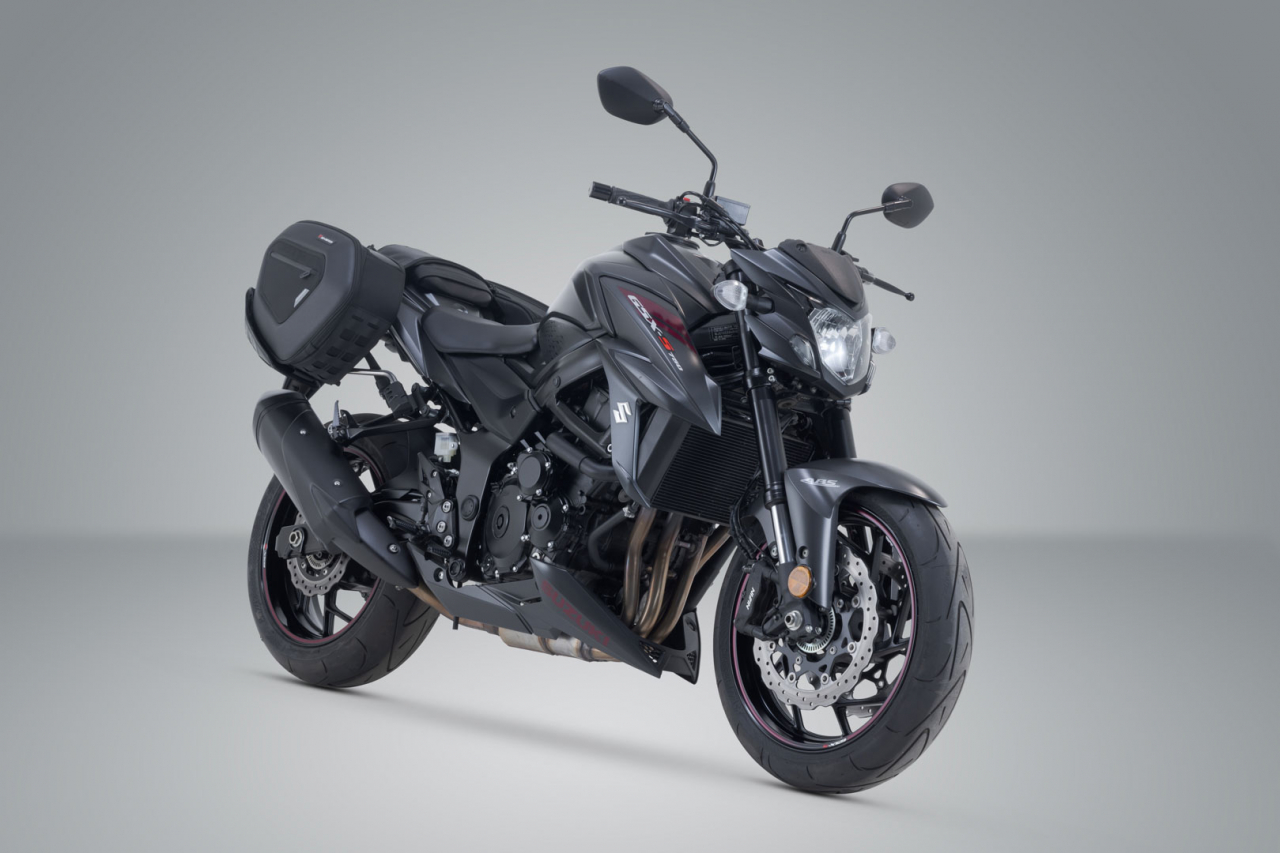 Set genti laterale PRO Blaze H negru . Suzuki GSR750 (11-16)/ GSX-S750 (16-). [2]