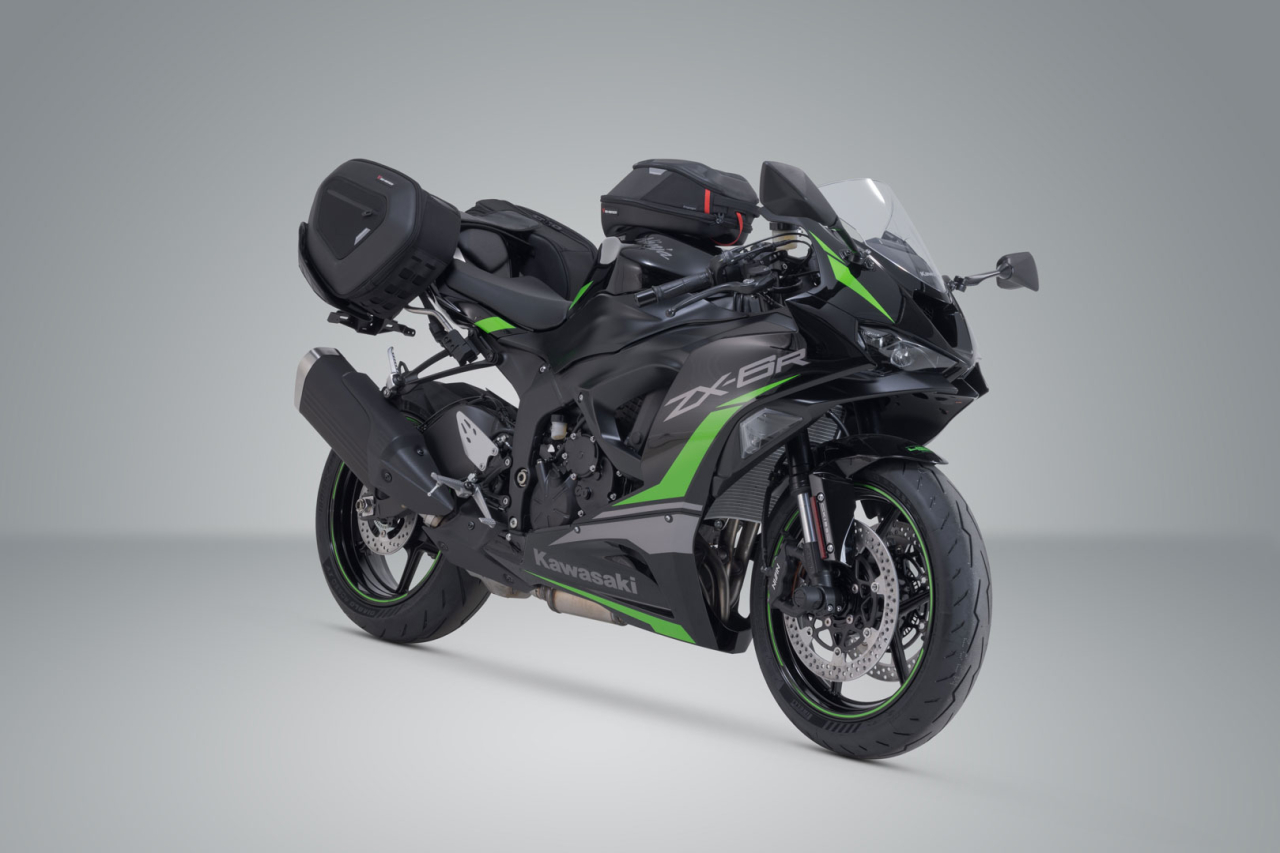 Set genti laterale PRO Blaze H Sw-Motech negru Kawasaki ZX-6R (23-), ZX-4RR (23-) [2]