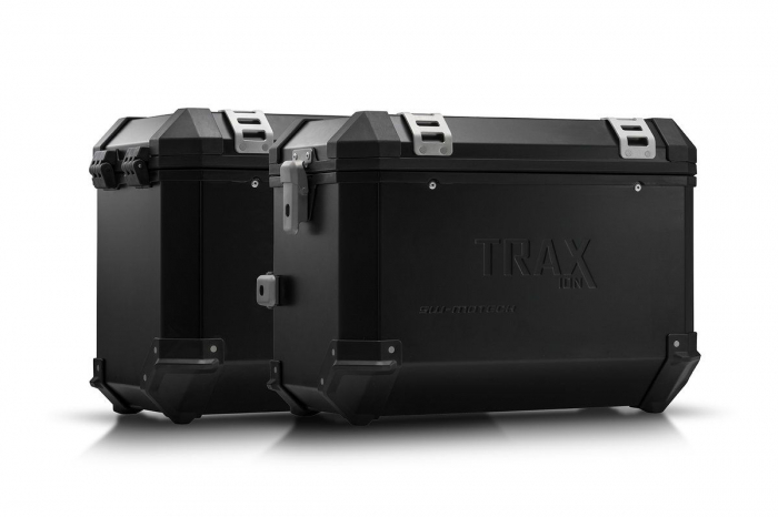 Sistem cutii laterale Trax Ion aluminiu Negru. 45/45 l. Kawasaki Versys 650 (15-). [1]