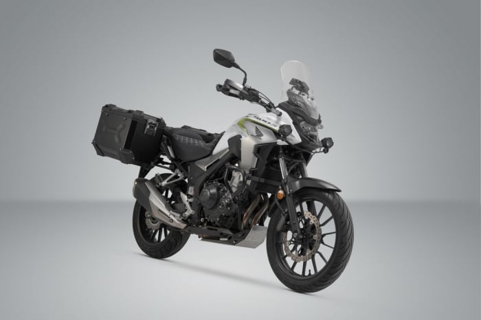 Sistem cutii laterale Trax Adv aluminiu Negru. 45/45 l. CB500X [2]