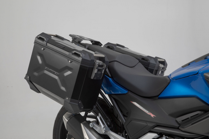 Sistem cutii laterale Trax Adv aluminiu Negru. 45/45 l. Honda NC750X / NC750S (16-). [6]