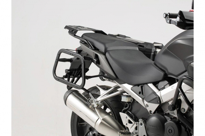Sistem cutii laterale Trax Adv aluminiu Negru . 37/37 l. Honda VFR800X Crossrunner (15-). [2]