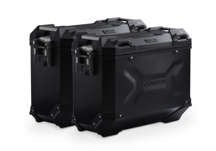 Sistem cutii laterale Trax Adv aluminiu Negru . 37/37 l. Honda VFR800X Crossrunner (15-). [1]