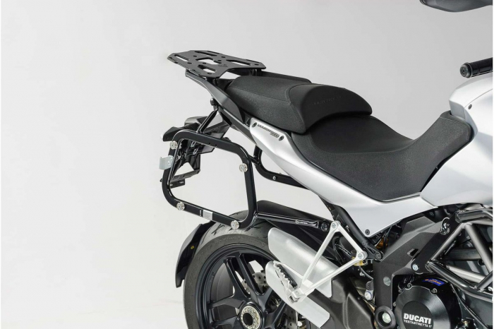 Sistem cutii laterale Trax Adv aluminiu Negru . 37/37 l. Multistrada 1200 / S (10-14). [2]
