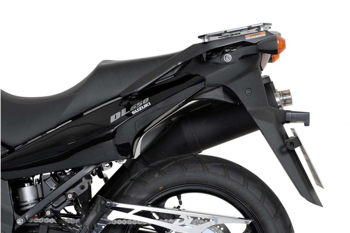 Sistem cutii laterale Trax Adv aluminiu Negru . 45/37 l. Suzuki DL 650 V-Strom (04-10). [3]