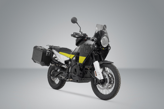 Sistem cutii laterale Trax Adv aluminiu Negru.  Sw-Motech [2]