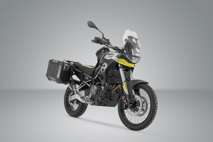 Sistem cutii laterale Trax Adv aluminiu Negru.  Sw-Motech [2]