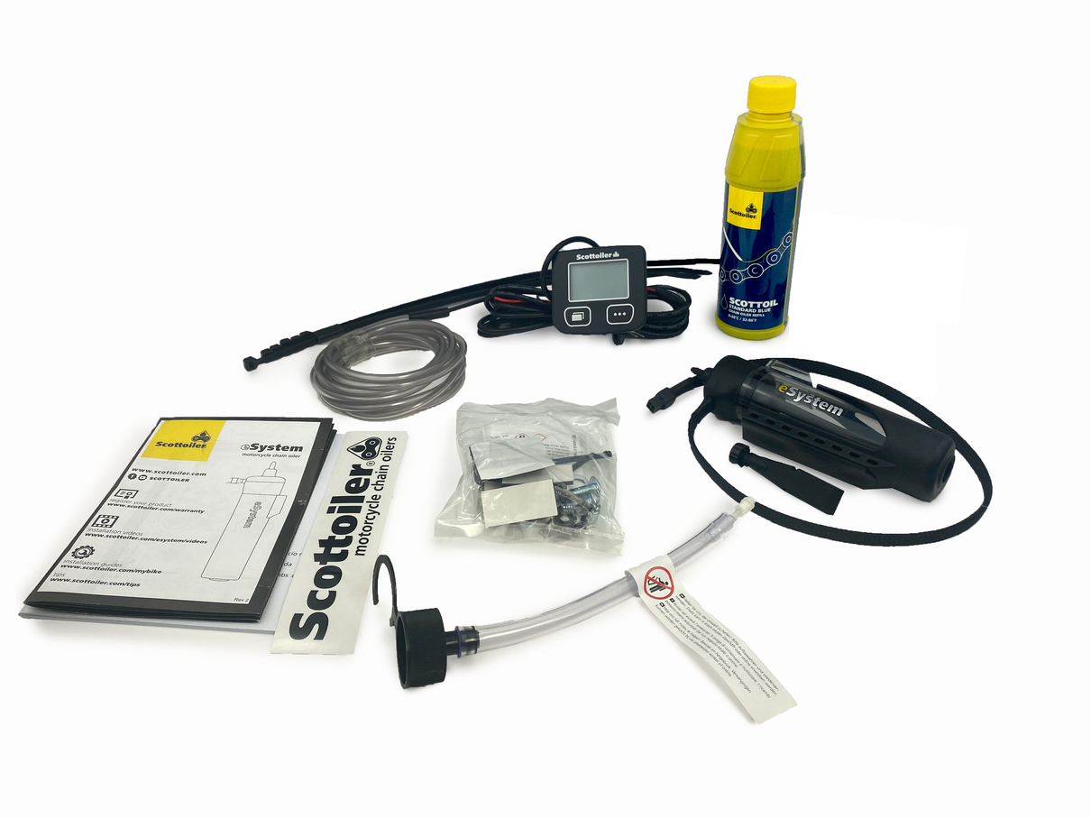 Sistem Scottoiler lubrifiere lant eSystem + lubrifiant biodegradabil verde [4]